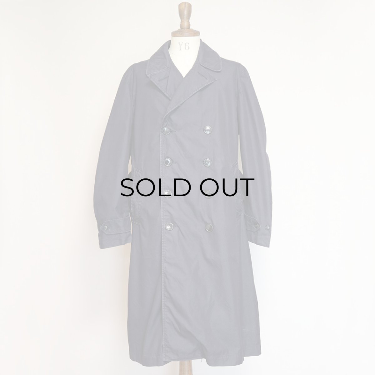 画像10: 60's US NAVY TRENCH COAT (10)