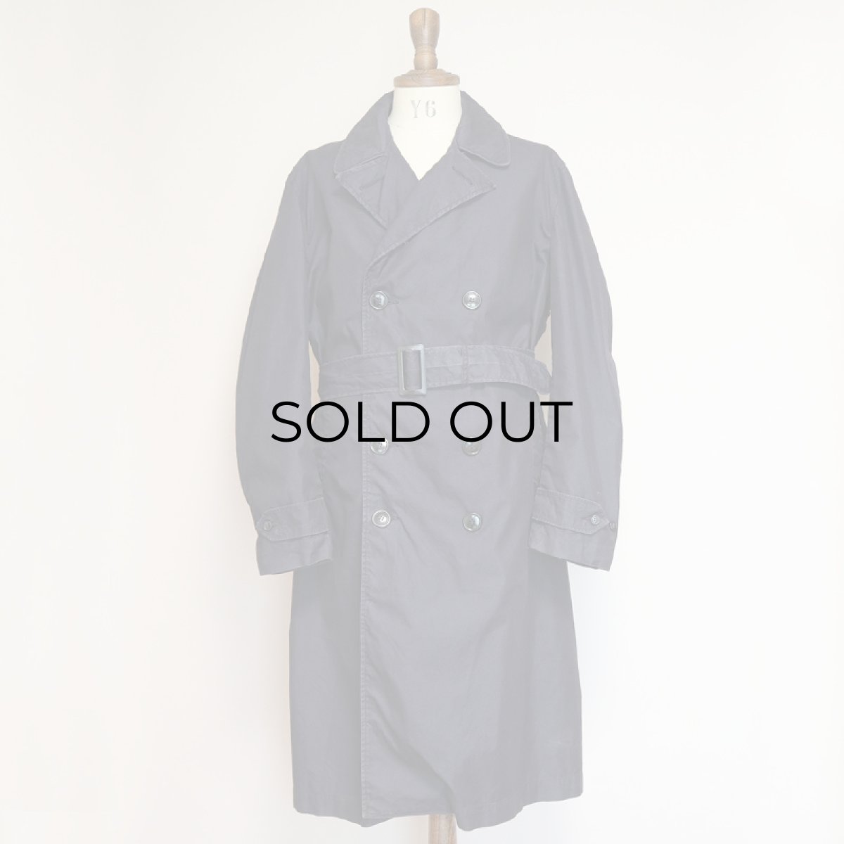 画像9: 60's US NAVY TRENCH COAT (9)