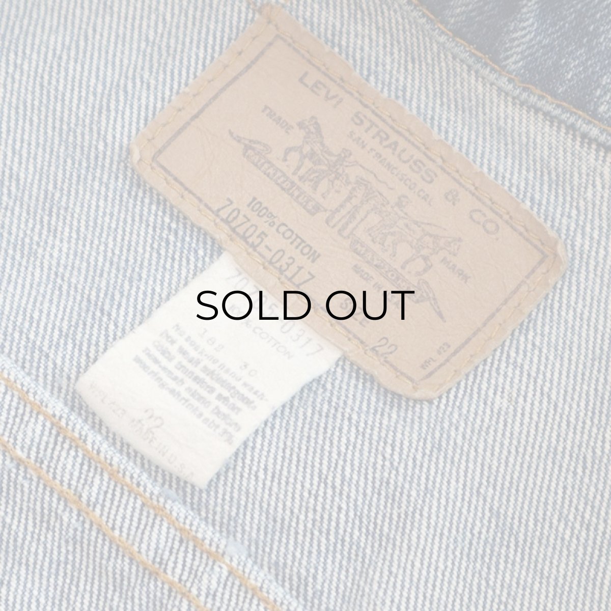 画像8: 〜80's Levi's 70705 DENIM TRUCKER JACKET (8)