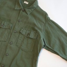 画像3: 60's US ARMY COTTON SATEEN UTILITY SHIRT JACKET (3)