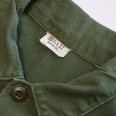 画像5: 60's US ARMY COTTON SATEEN UTILITY SHIRT JACKET (5)