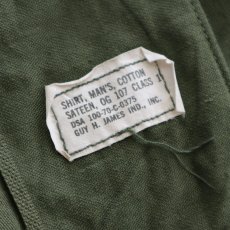 画像6: 60's US ARMY COTTON SATEEN UTILITY SHIRT JACKET (6)