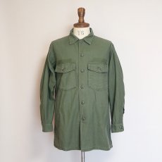 画像9: 60's US ARMY COTTON SATEEN UTILITY SHIRT JACKET (9)