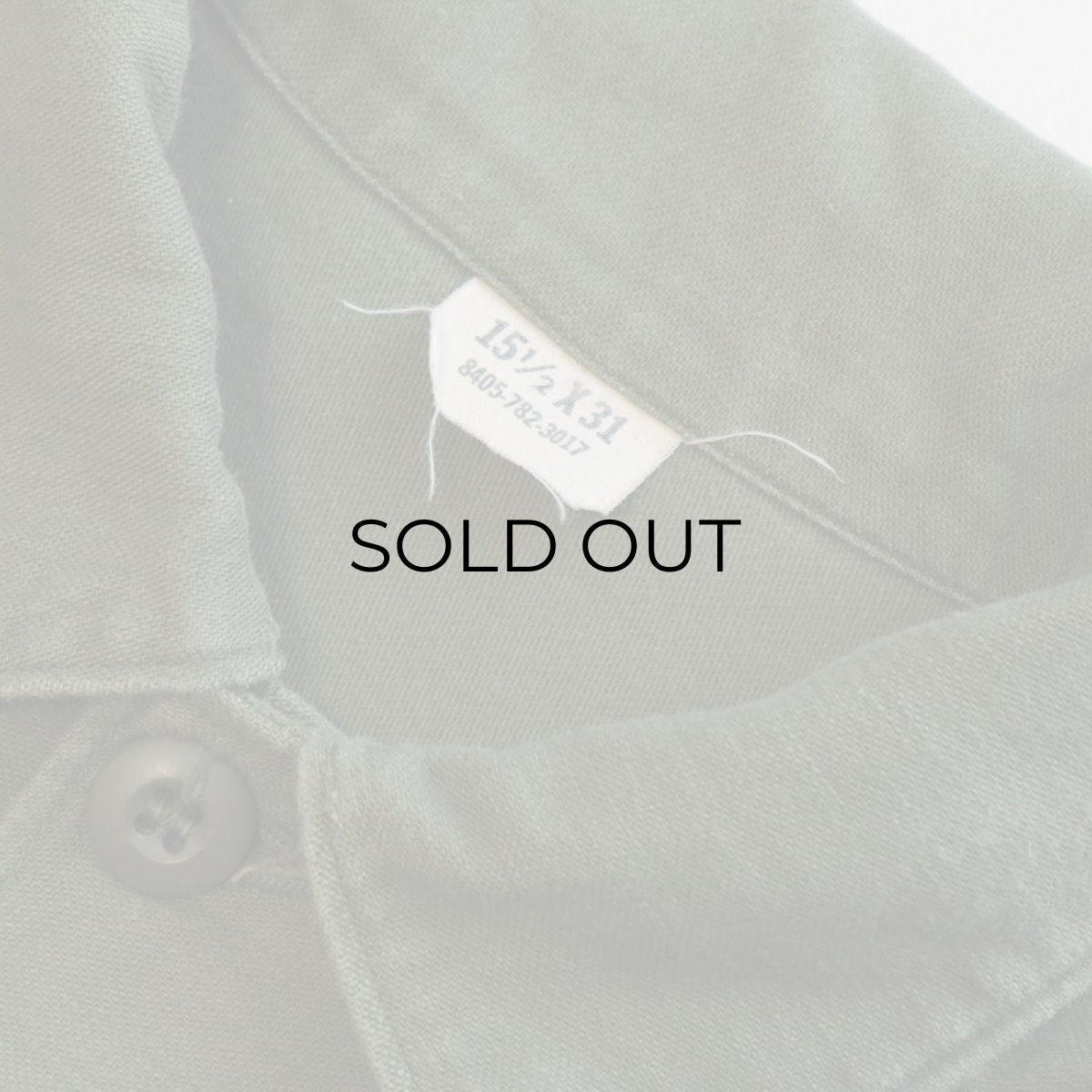 画像5: 60's US ARMY COTTON SATEEN UTILITY SHIRT JACKET (5)