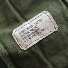 画像6: 60's US ARMY COTTON SATEEN UTILITY SHIRT JACKET (6)