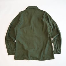 画像2: 70's US ARMY COTTON SATEEN UTILITY SHIRT JACKET (2)