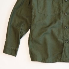 画像4: 70's US ARMY COTTON SATEEN UTILITY SHIRT JACKET (4)