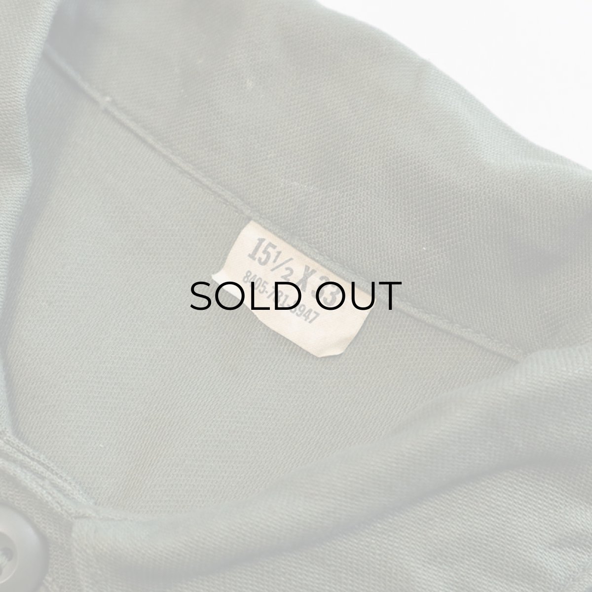 画像6: 70's US ARMY COTTON SATEEN UTILITY SHIRT JACKET (6)