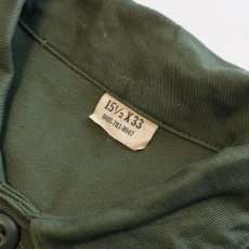 画像6: 70's US ARMY COTTON SATEEN UTILITY SHIRT JACKET (6)