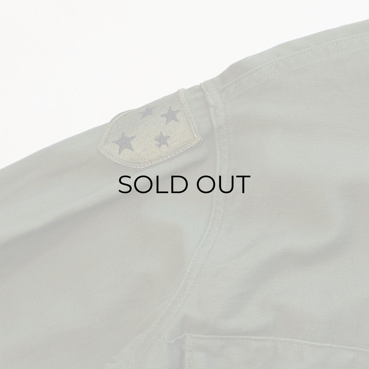 画像5: 70's US ARMY COTTON SATEEN UTILITY SHIRT JACKET (5)