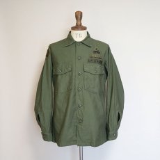 画像7: 70's US ARMY COTTON SATEEN UTILITY SHIRT JACKET (7)