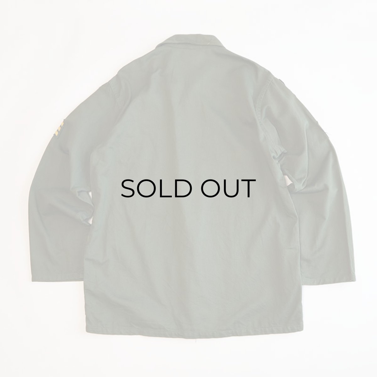 画像2: 60's US ARMY "TROOPER" COTTON SATEEN UTILITY SHIRT JACKET (2)