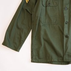 画像5: 60's US ARMY "TROOPER" COTTON SATEEN UTILITY SHIRT JACKET (5)