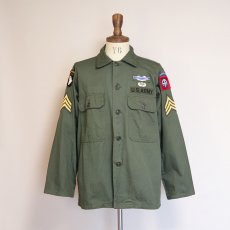 画像7: 60's US ARMY "TROOPER" COTTON SATEEN UTILITY SHIRT JACKET (7)