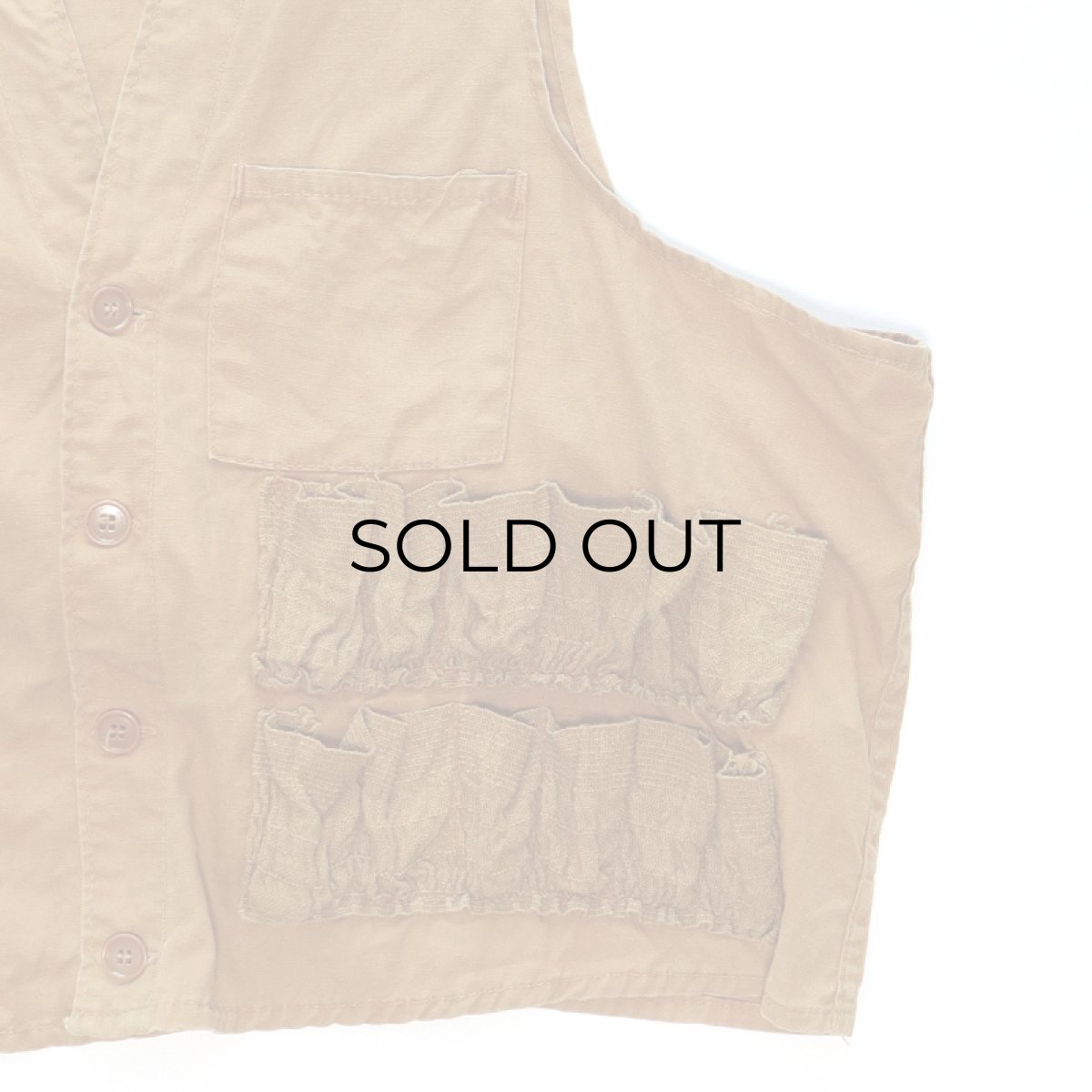 画像5: 60's Black Sheep COTTON CANVAS HUNTING VEST (5)