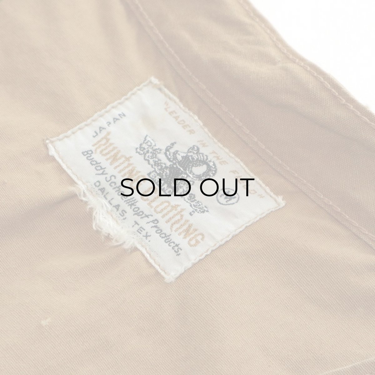 画像4: 60's Black Sheep COTTON CANVAS HUNTING VEST (4)