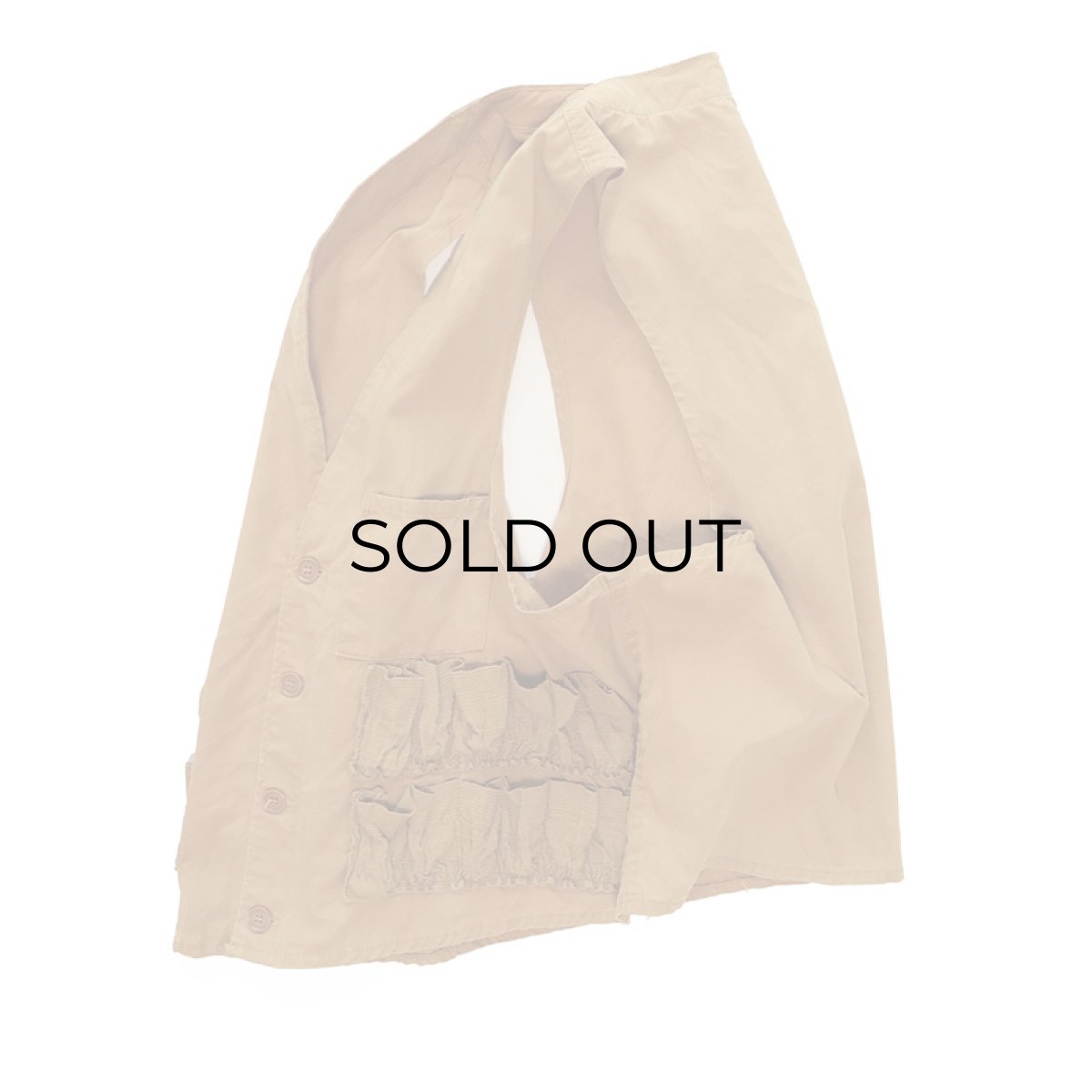 画像2: 60's Black Sheep COTTON CANVAS HUNTING VEST (2)