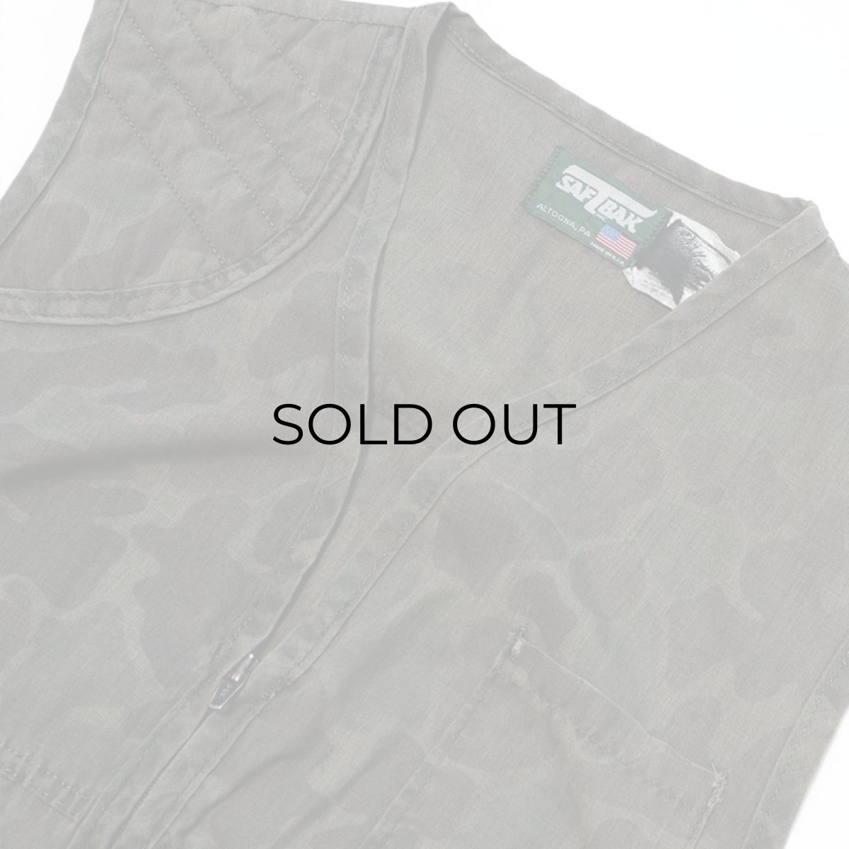 画像3: SAFTBAK DUCK HUNTER CAMOUFLAGE HUNTING VEST "OVER DYE" (3)