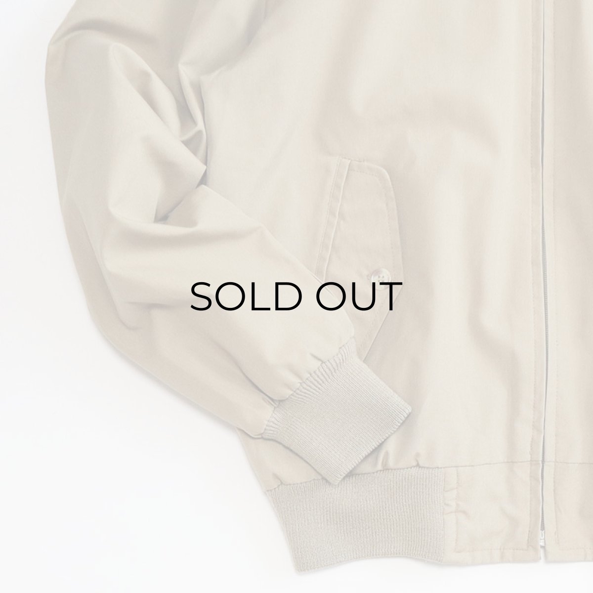 画像5: 80's LANDS' END HARRINGTON ZIP JACKET (5)