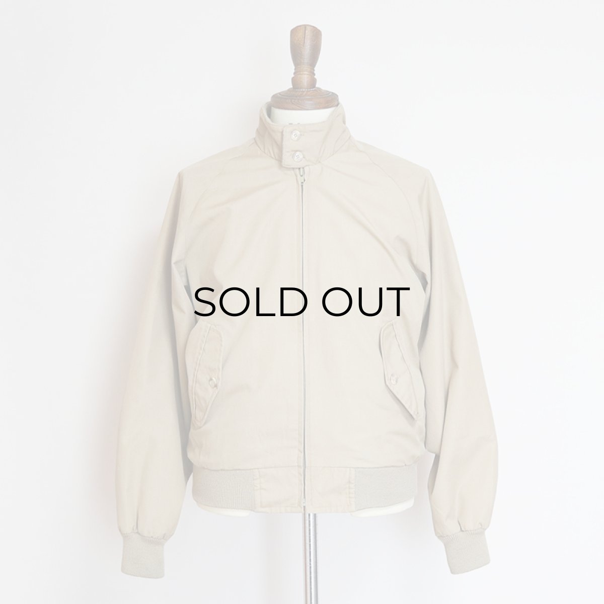 画像7: 80's LANDS' END HARRINGTON ZIP JACKET (7)