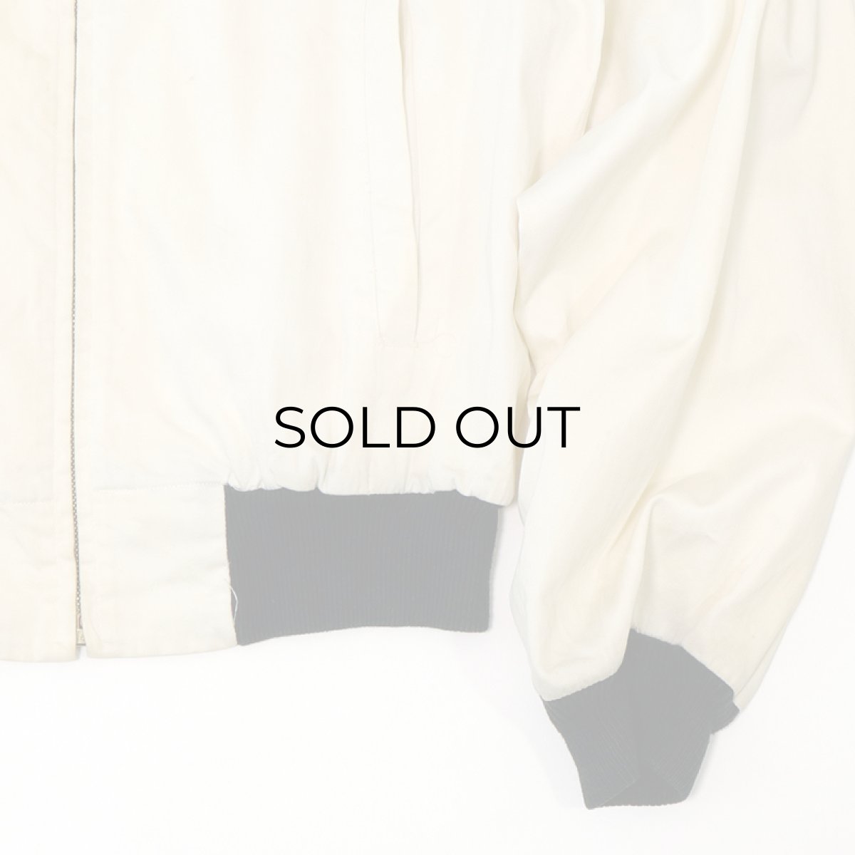 画像4: 50's Buck Skein Brand COTTON SATEEN EMBROIDERED ZIP BLOUSON "AFIFI DIRECTOR'S STAFF" (4)