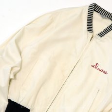 画像3: 50's Buck Skein Brand COTTON SATEEN EMBROIDERED ZIP BLOUSON "AFIFI DIRECTOR'S STAFF" (3)