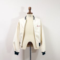 画像11: 50's Buck Skein Brand COTTON SATEEN EMBROIDERED ZIP BLOUSON "AFIFI DIRECTOR'S STAFF" (11)