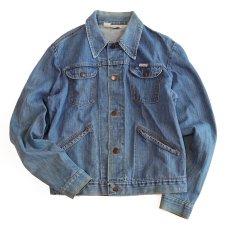 画像1: 80's WRANGLER COTTON DENIM 4P TRUCKER JACKET (1)