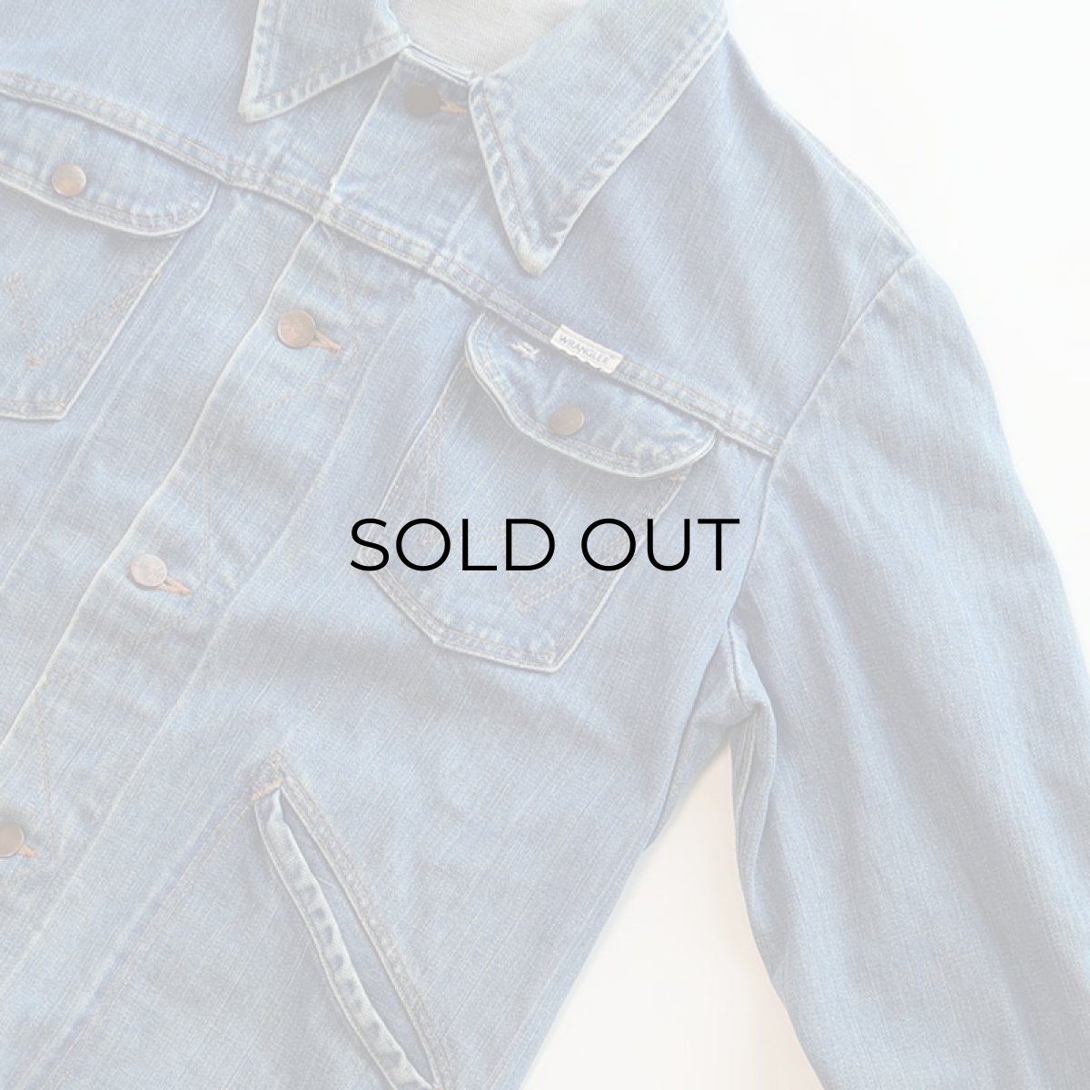 画像4: 80's WRANGLER COTTON DENIM 4P TRUCKER JACKET (4)