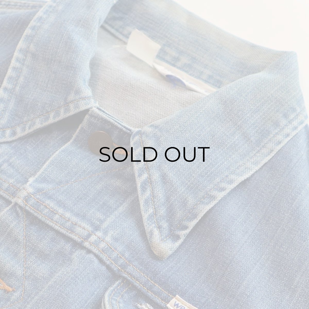 画像6: 80's WRANGLER COTTON DENIM 4P TRUCKER JACKET (6)