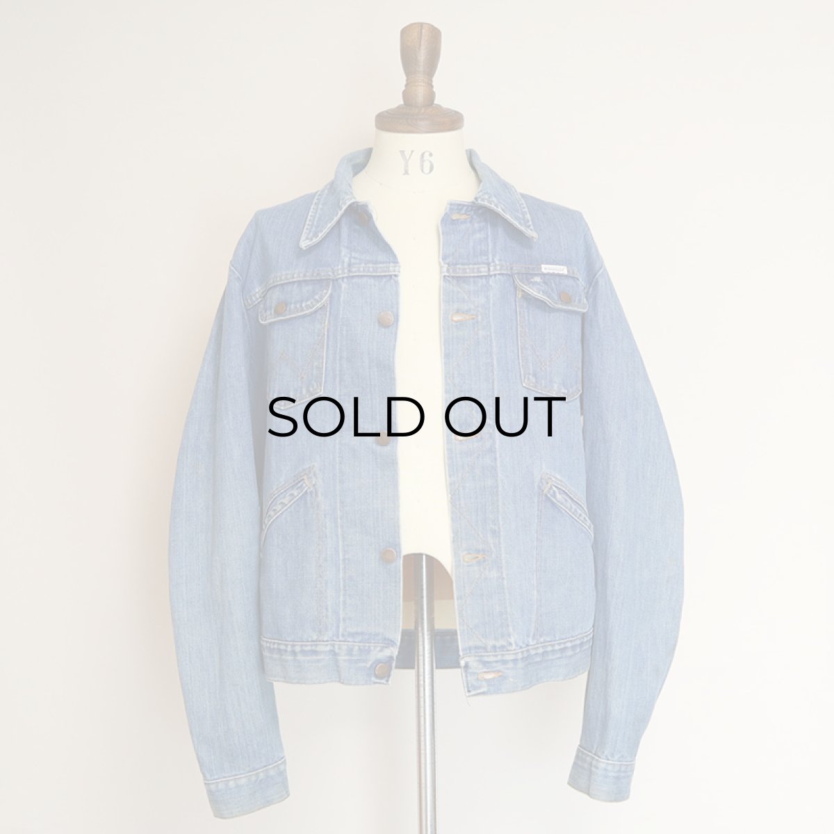 画像14: 80's WRANGLER COTTON DENIM 4P TRUCKER JACKET (14)