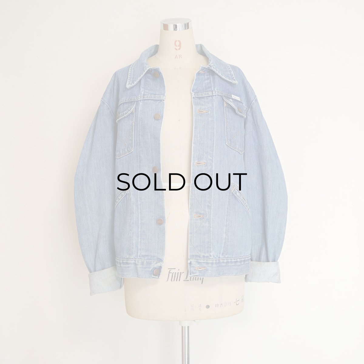 画像15: 80's WRANGLER COTTON DENIM 4P TRUCKER JACKET (15)