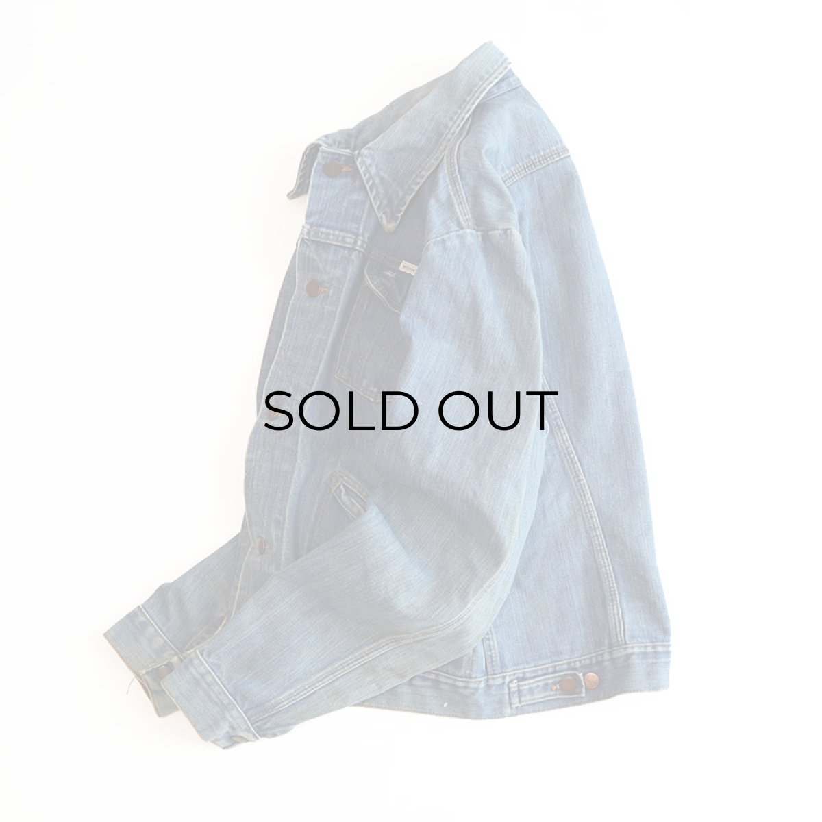 画像2: 80's WRANGLER COTTON DENIM 4P TRUCKER JACKET (2)