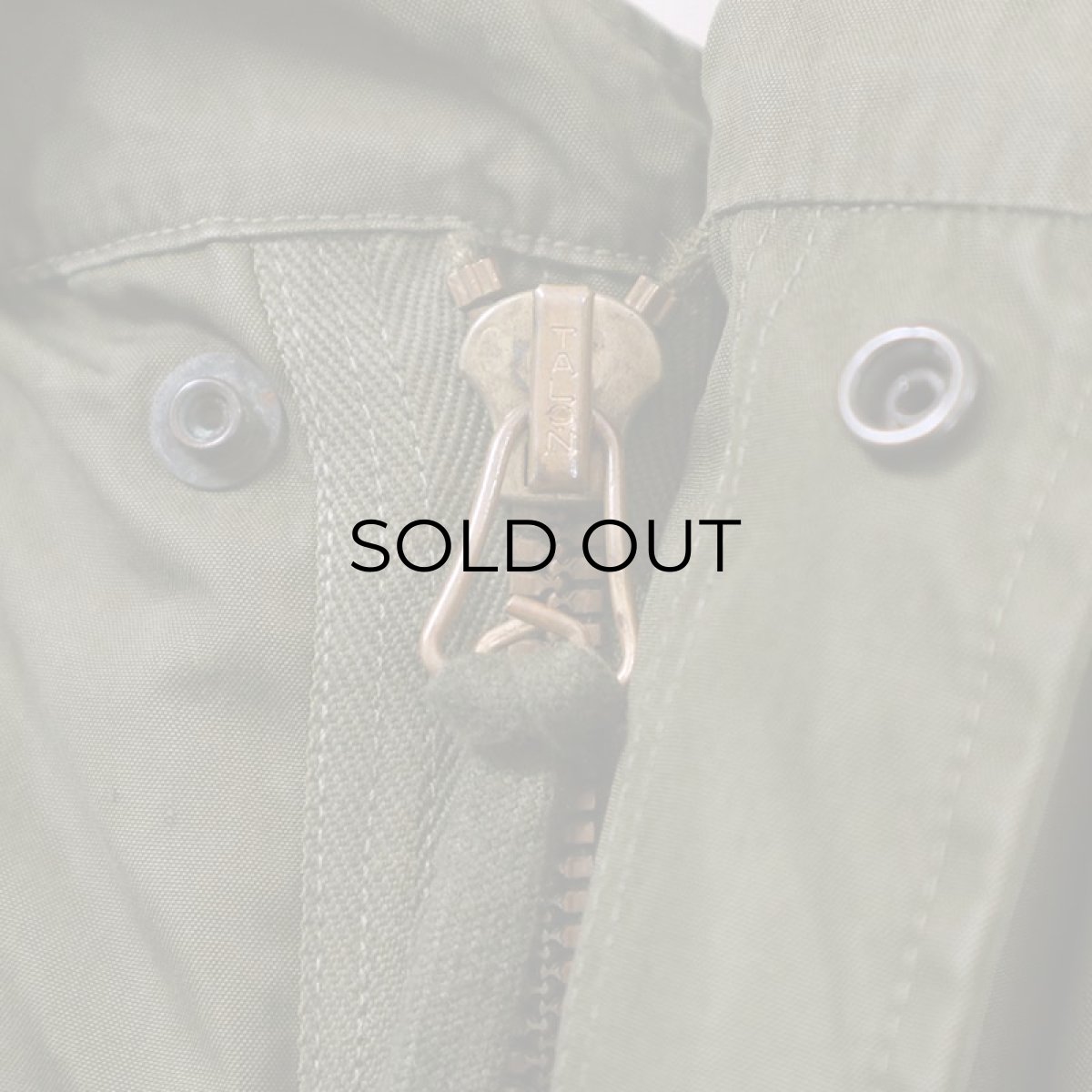 画像10: 〜60's US ARMY M-51 COTTON POPLIN EXTREME COLD WEATHER SHELL PARKA (10)