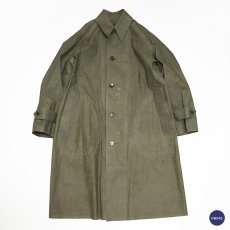 画像1: 40's US ARMY RUBBER COATED SYNTHETIC RAINCOAT (1)