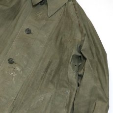 画像4: 40's US ARMY RUBBER COATED SYNTHETIC RAINCOAT (4)