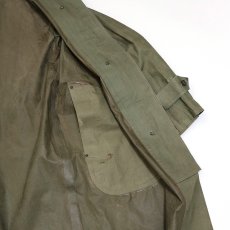 画像10: 40's US ARMY RUBBER COATED SYNTHETIC RAINCOAT (10)