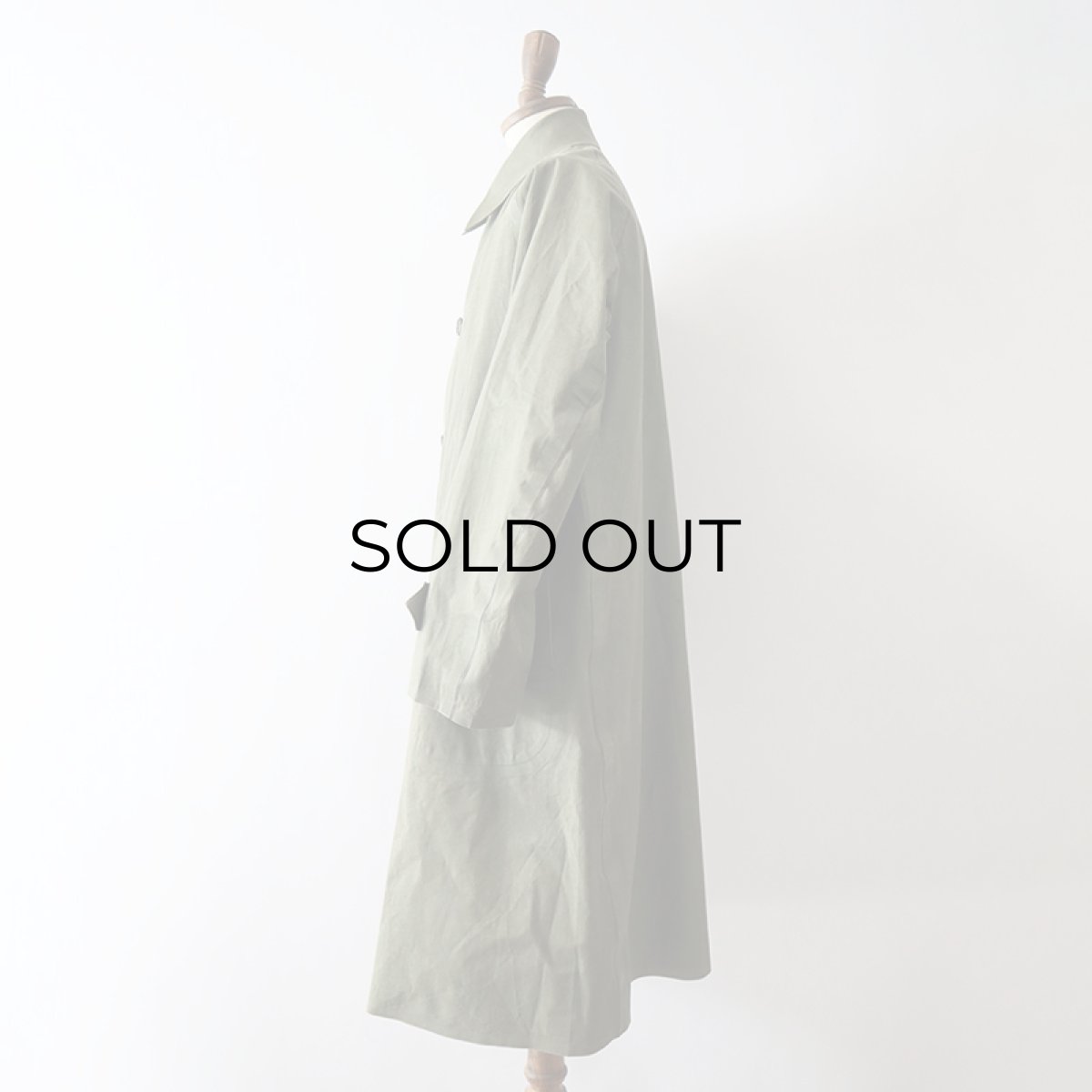 画像19: 40's US ARMY RUBBER COATED SYNTHETIC RAINCOAT (19)