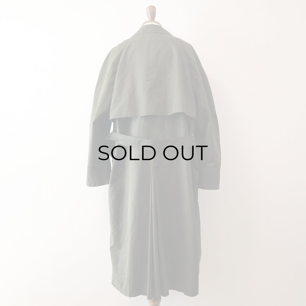 画像5: OLD UNKNOWN BRAND PEACH SKIN W-BREASTED OVER COAT (5)