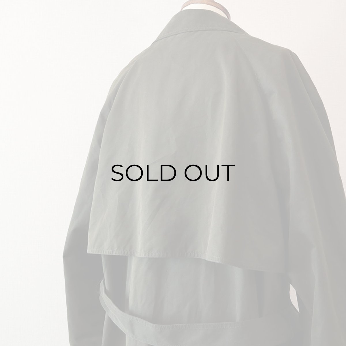 画像7: OLD UNKNOWN BRAND PEACH SKIN W-BREASTED OVER COAT (7)