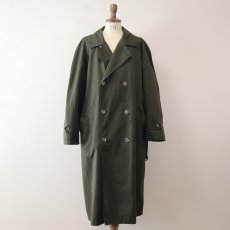 画像2: OLD UNKNOWN BRAND PEACH SKIN W-BREASTED OVER COAT (2)