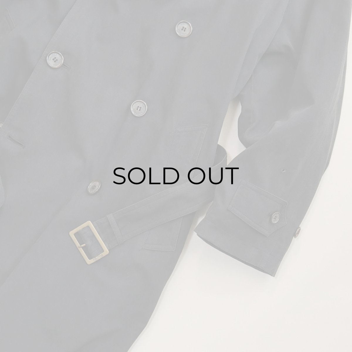 画像12: 90's nautica PEACH SKIN W-BREASTED OVER COAT with LINER (12)