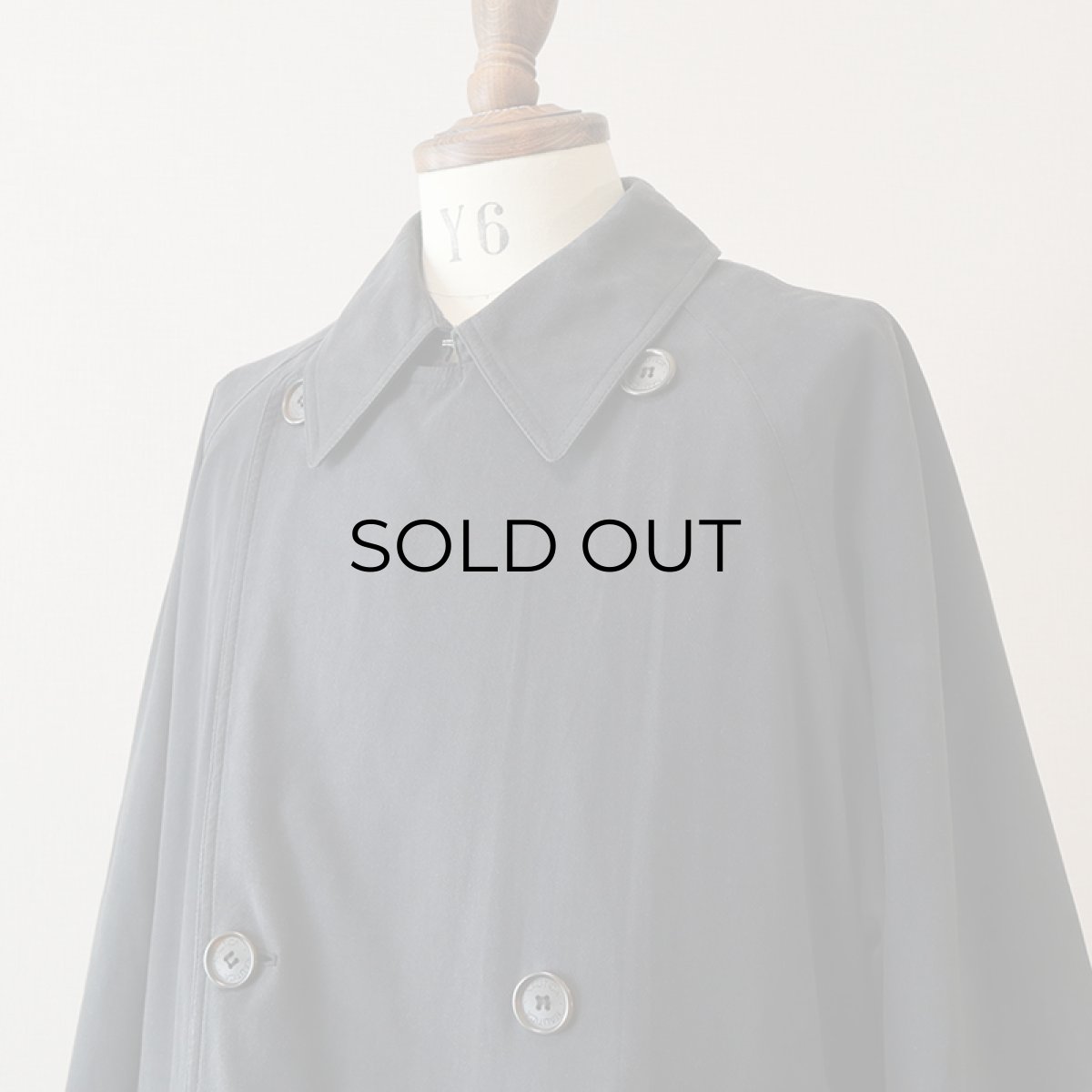 画像7: 90's nautica PEACH SKIN W-BREASTED OVER COAT with LINER (7)