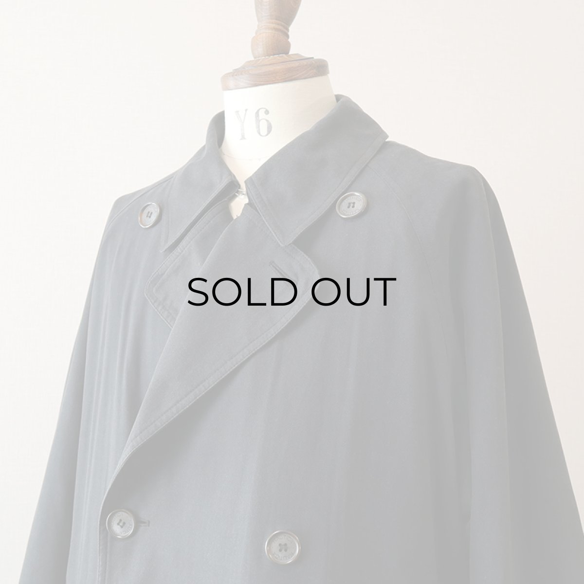 画像6: 90's nautica PEACH SKIN W-BREASTED OVER COAT with LINER (6)