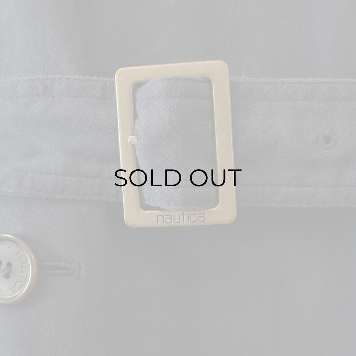 画像17: 90's nautica PEACH SKIN W-BREASTED OVER COAT with LINER (17)