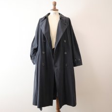 画像1: 90's nautica PEACH SKIN W-BREASTED OVER COAT with LINER (1)