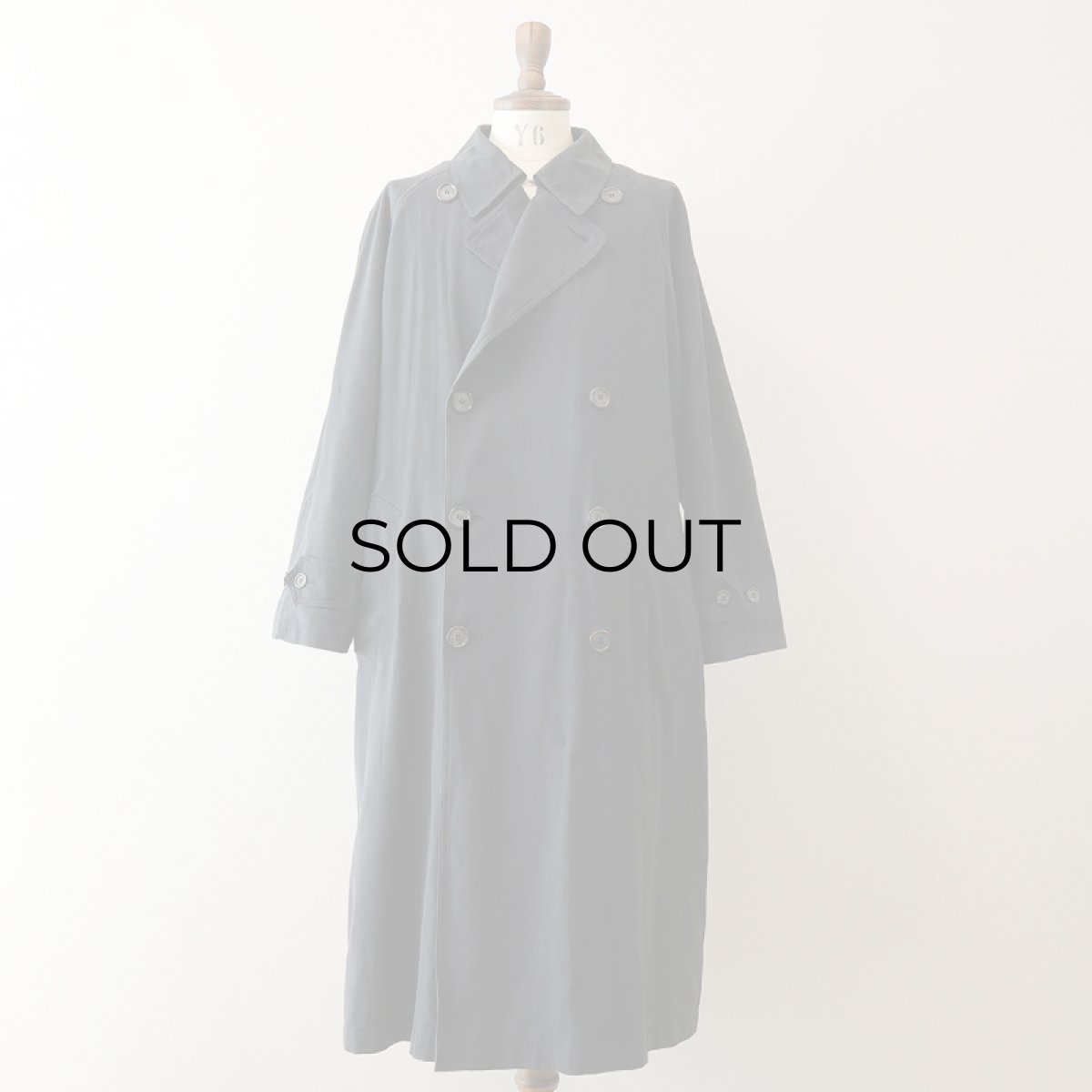 画像2: 90's nautica PEACH SKIN W-BREASTED OVER COAT with LINER (2)