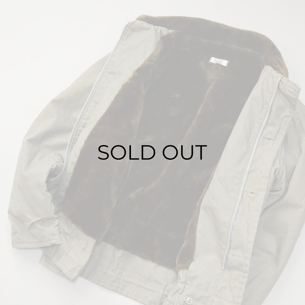 画像9: 〜70's MONTGOMERY WARD COTTON CANVAS BOA LINING N-1 style DECK JACKET "MINT CONDITION" (9)