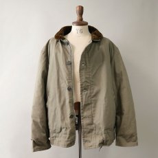 画像2: 〜70's MONTGOMERY WARD COTTON CANVAS BOA LINING N-1 style DECK JACKET "MINT CONDITION" (2)