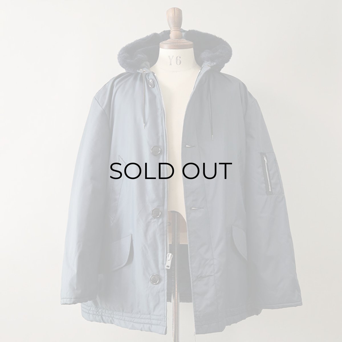 画像2: 〜80's Timber King NYLON B-9 style PADDING JACKET (2)